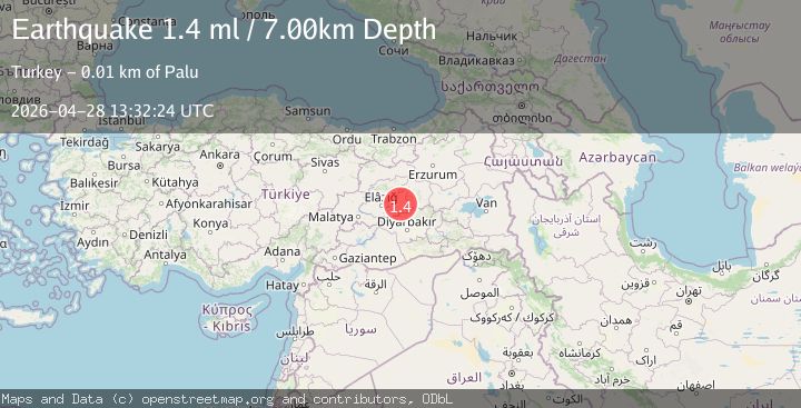 Map of EASTERN TURKEY