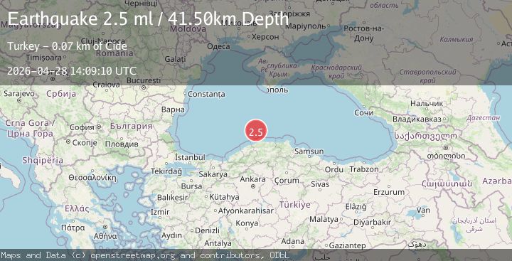 Map of BLACK SEA