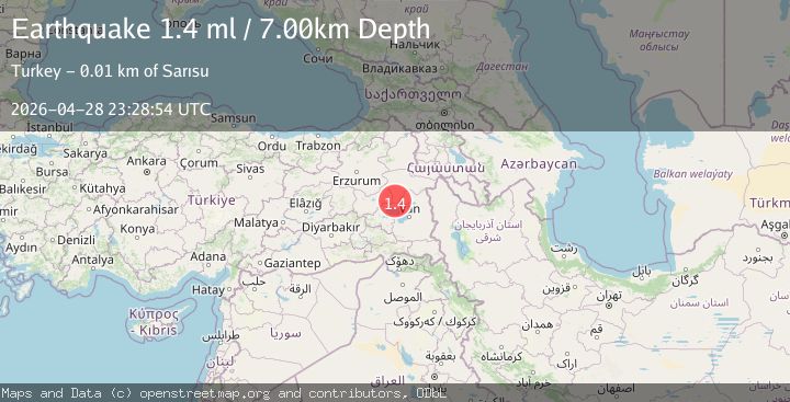 Map of EASTERN TURKEY