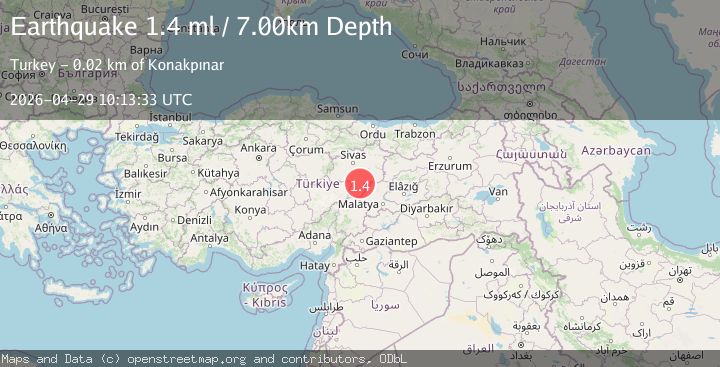 Map of CENTRAL TURKEY