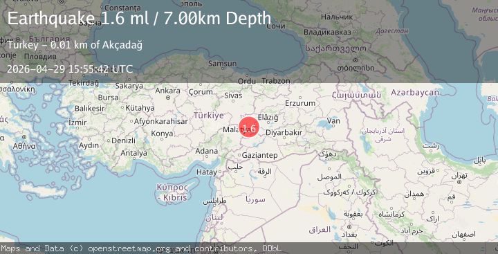 Map of EASTERN TURKEY