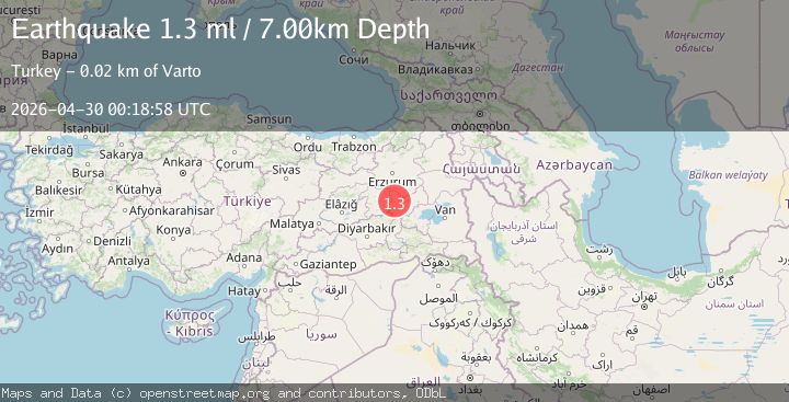 Map of EASTERN TURKEY