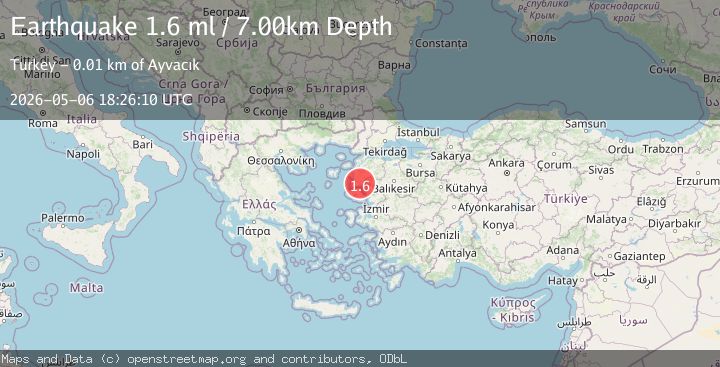 Map of NEAR THE COAST OF WESTERN TURKEY