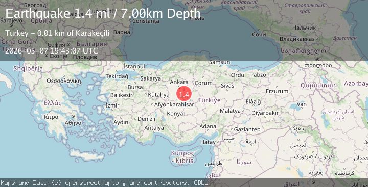 Map of CENTRAL TURKEY