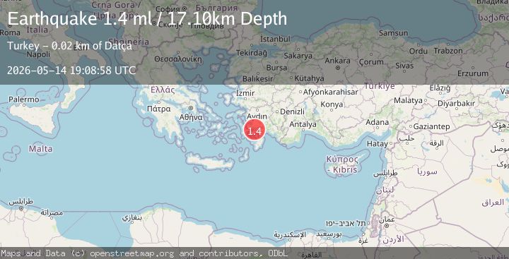 Map of DODECANESE IS.-TURKEY BORDER REG