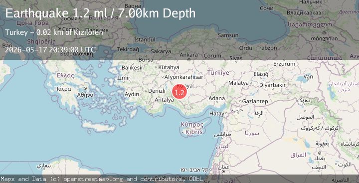 Map of CENTRAL TURKEY