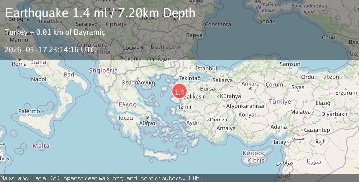 Map of NEAR THE COAST OF WESTERN TURKEY