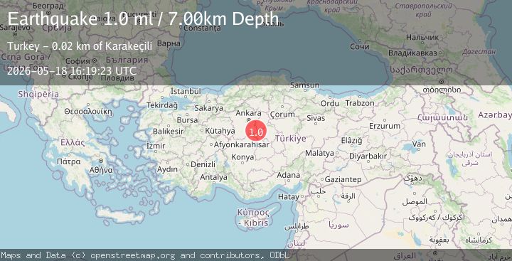 Map of CENTRAL TURKEY