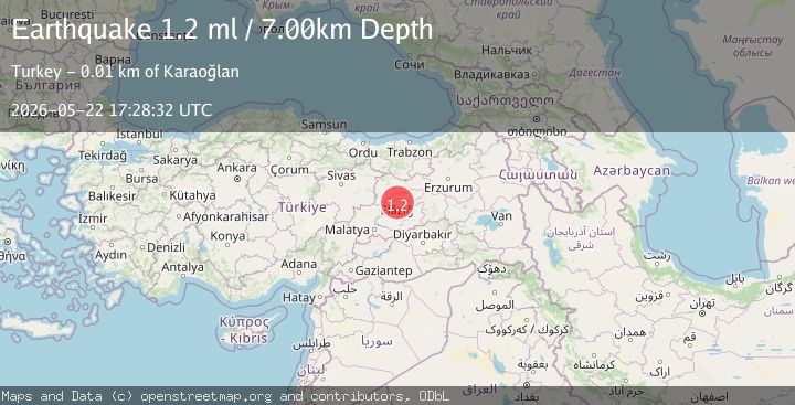 Map of EASTERN TURKEY