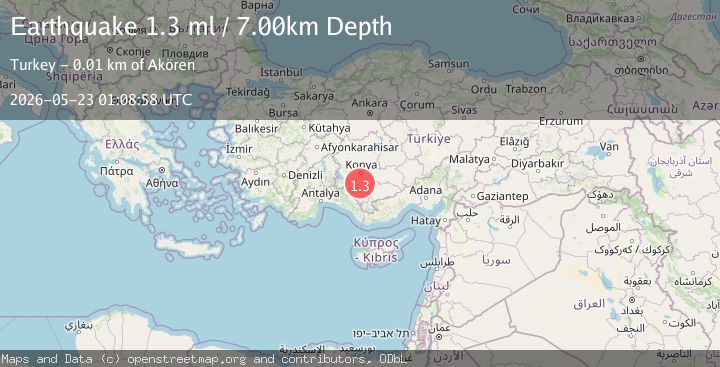 Map of CENTRAL TURKEY