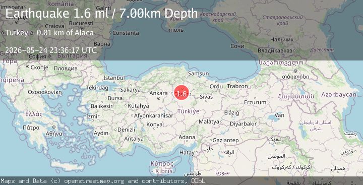 Map of CENTRAL TURKEY