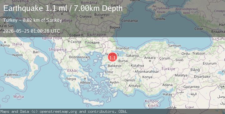 Map of WESTERN TURKEY