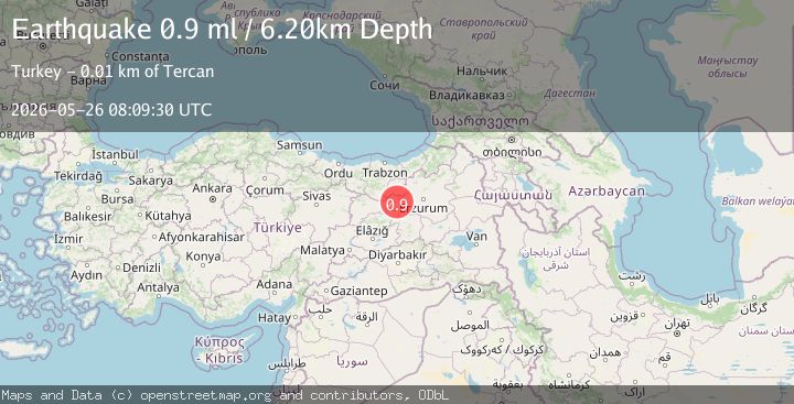 Map of EASTERN TURKEY