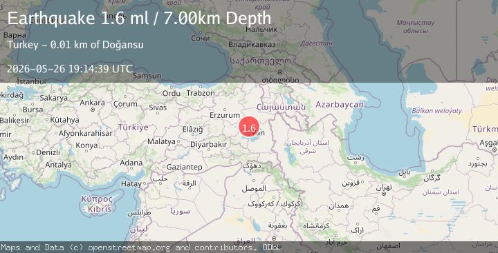 Map of EASTERN TURKEY