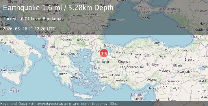 Map of WESTERN TURKEY
