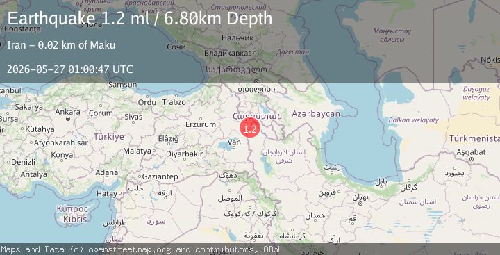 Map of TURKEY-IRAN BORDER REGION