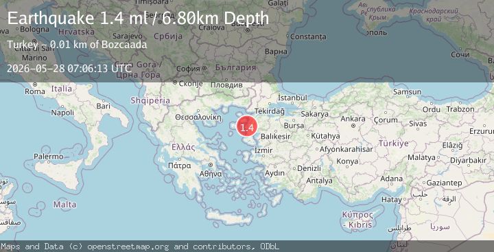 Map of NEAR THE COAST OF WESTERN TURKEY
