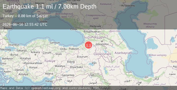 Map of EASTERN TURKEY