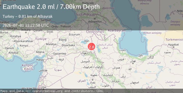 Map of TURKEY-IRAN BORDER REGION