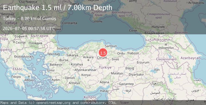 Map of CENTRAL TURKEY