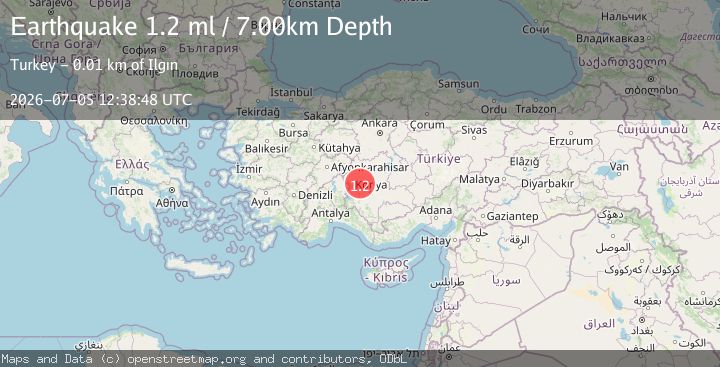 Map of CENTRAL TURKEY