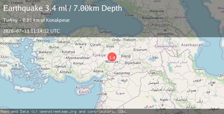 Map of CENTRAL TURKEY