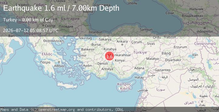 Map of WESTERN TURKEY