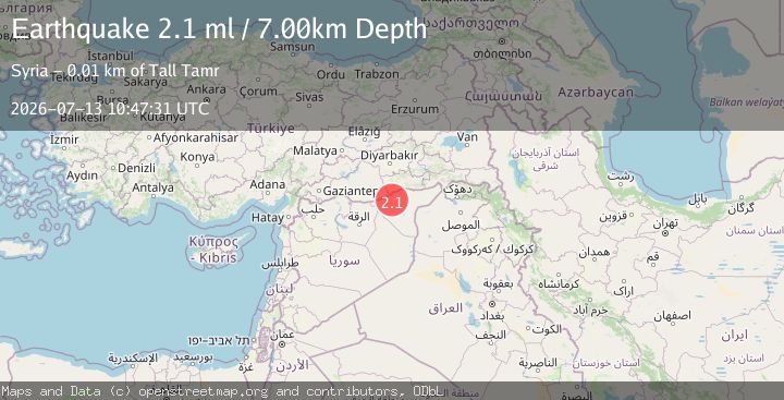 Map of SYRIA