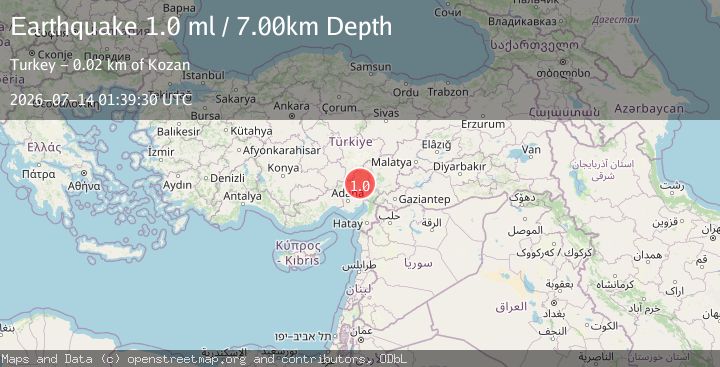 Map of CENTRAL TURKEY