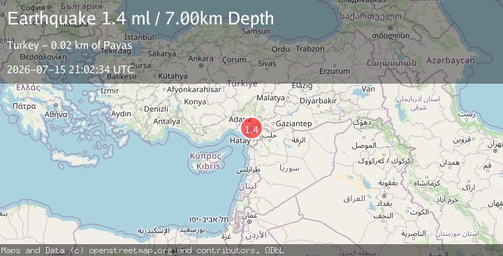 Map of TURKEY-SYRIA BORDER REGION