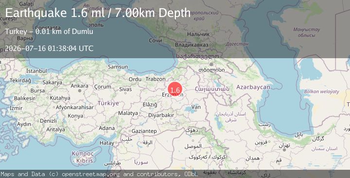 Map of EASTERN TURKEY