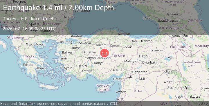 Map of CENTRAL TURKEY