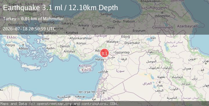 Map of TURKEY-SYRIA BORDER REGION