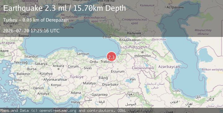 Map of EASTERN TURKEY