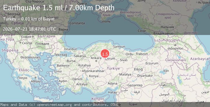 Map of CENTRAL TURKEY