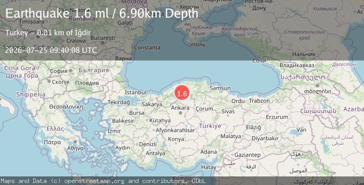 Map of CENTRAL TURKEY