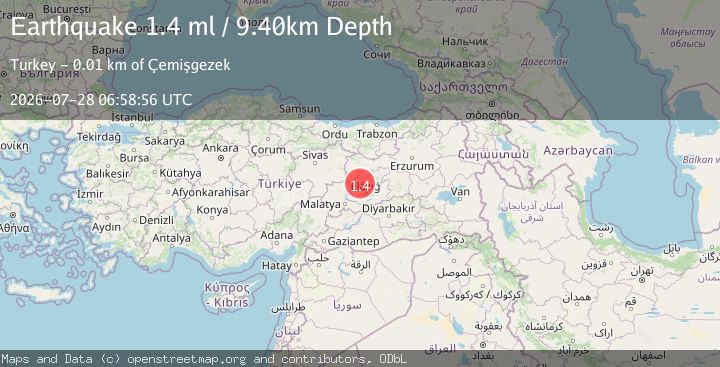 Map of EASTERN TURKEY