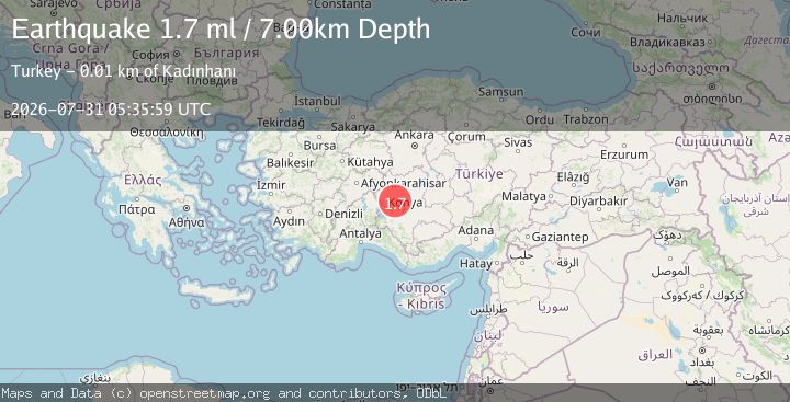 Map of CENTRAL TURKEY