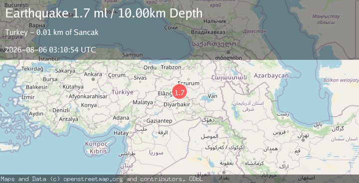 Map of EASTERN TURKEY