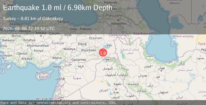 Map of TURKEY-SYRIA-IRAQ BORDER REGION