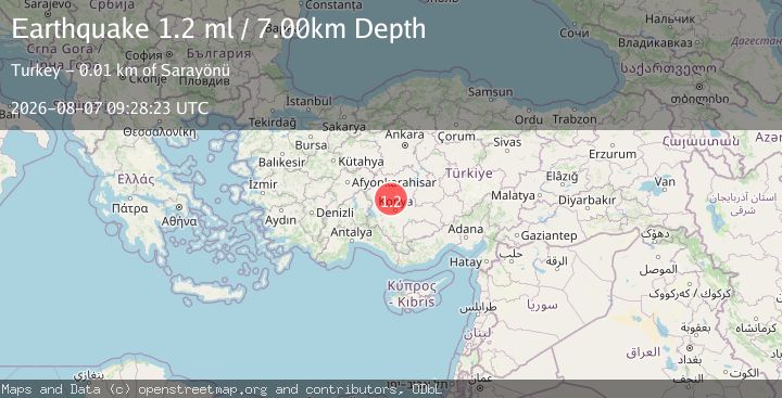 Map of CENTRAL TURKEY