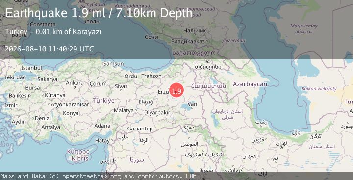 Map of EASTERN TURKEY