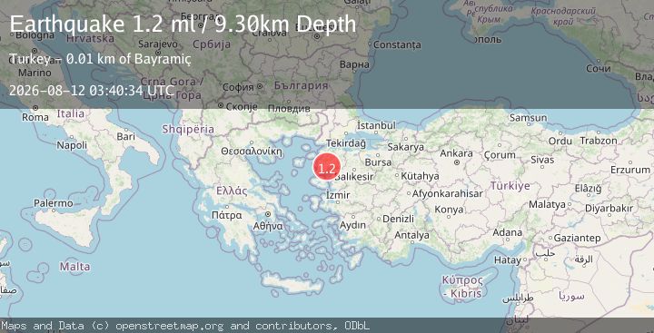Map of NEAR THE COAST OF WESTERN TURKEY