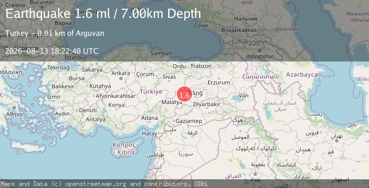 Map of EASTERN TURKEY