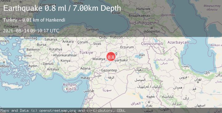 Map of EASTERN TURKEY