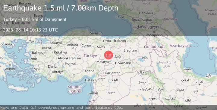 Map of EASTERN TURKEY