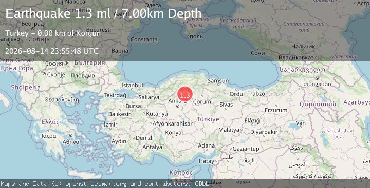 Map of CENTRAL TURKEY