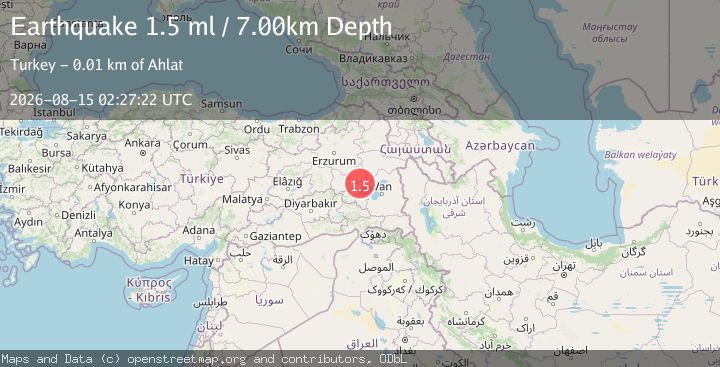 Map of EASTERN TURKEY