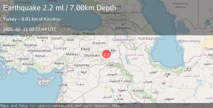 Map of EASTERN TURKEY