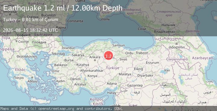 Map of CENTRAL TURKEY